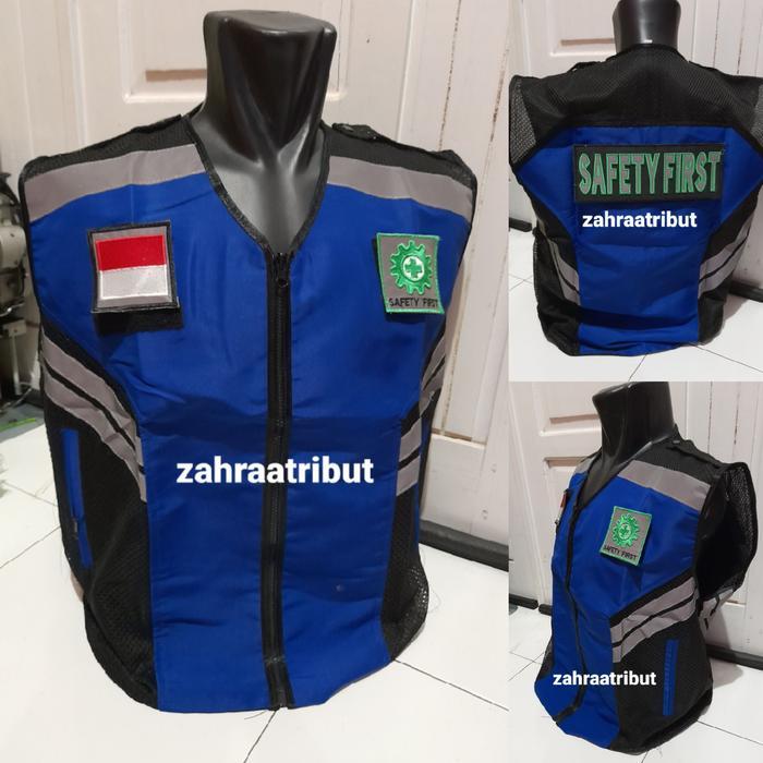 Rompi Kerja Lapangan Proyek Keren - Biru, S