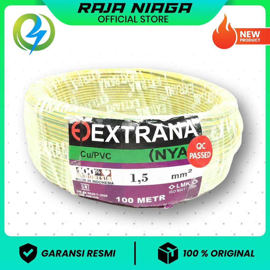 KABEL NYA 1.5 EXTRANA KUNING 100M