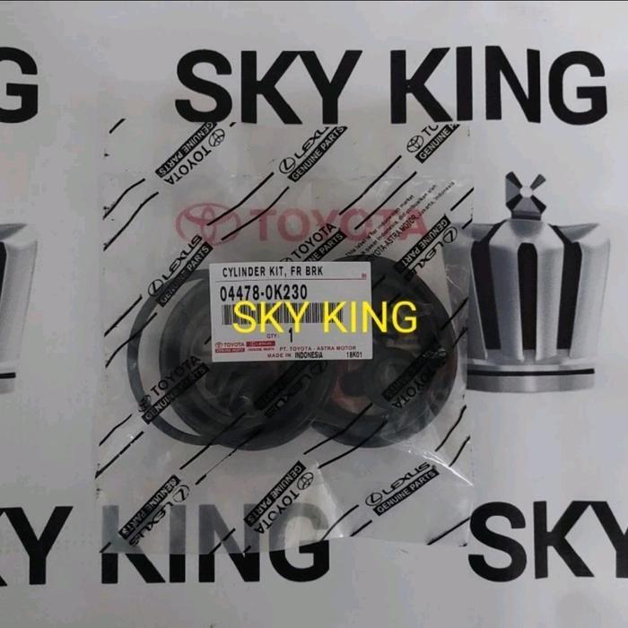 Silinder Cylinder Karet Kaliper Caliper Seal Sil Kit Set Disc Brake Roda Rem Depan Front Toyota Inov