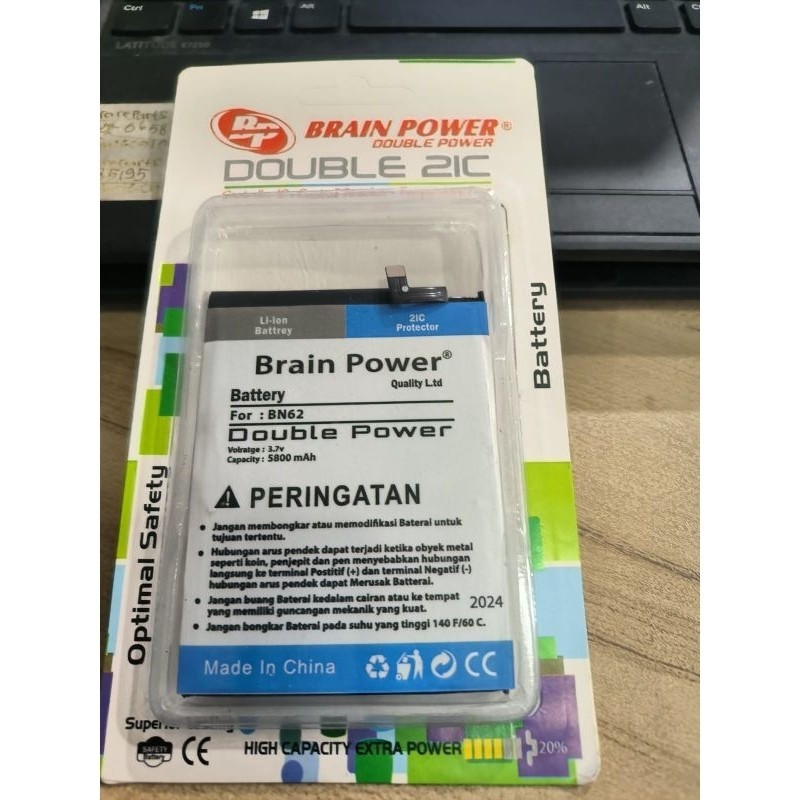 BATERAI BATRE XIAOMI POCOPHONE POCO M3 REDMI 9T BN62 BN 62 DOUBLE POWER DOBEL.POWER ORYGINAL