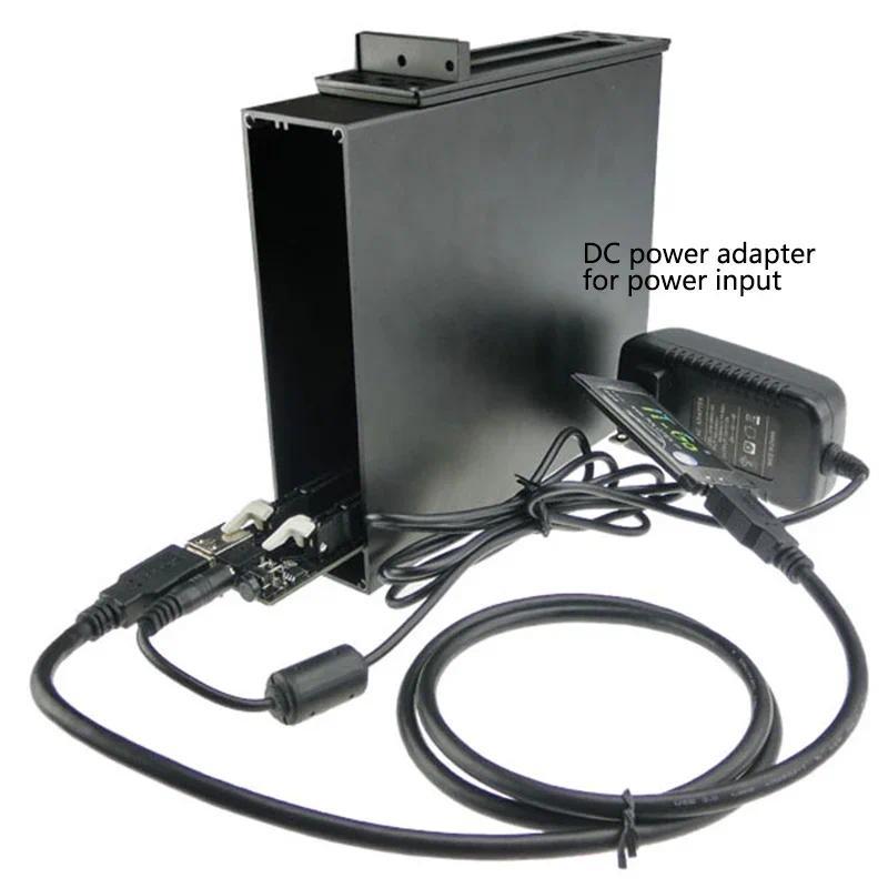 Expresscard 34 54 mm To 2 ports PCIe x16 slots adapter Laptop Express card connect PCI express Sound