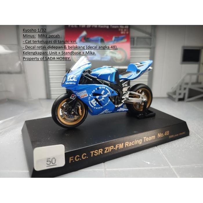 Kyosho 1/32 Super Bike Suzuka 8 Hours Honda CBR954RR Team MIIR No 65 Biru SBAtoys