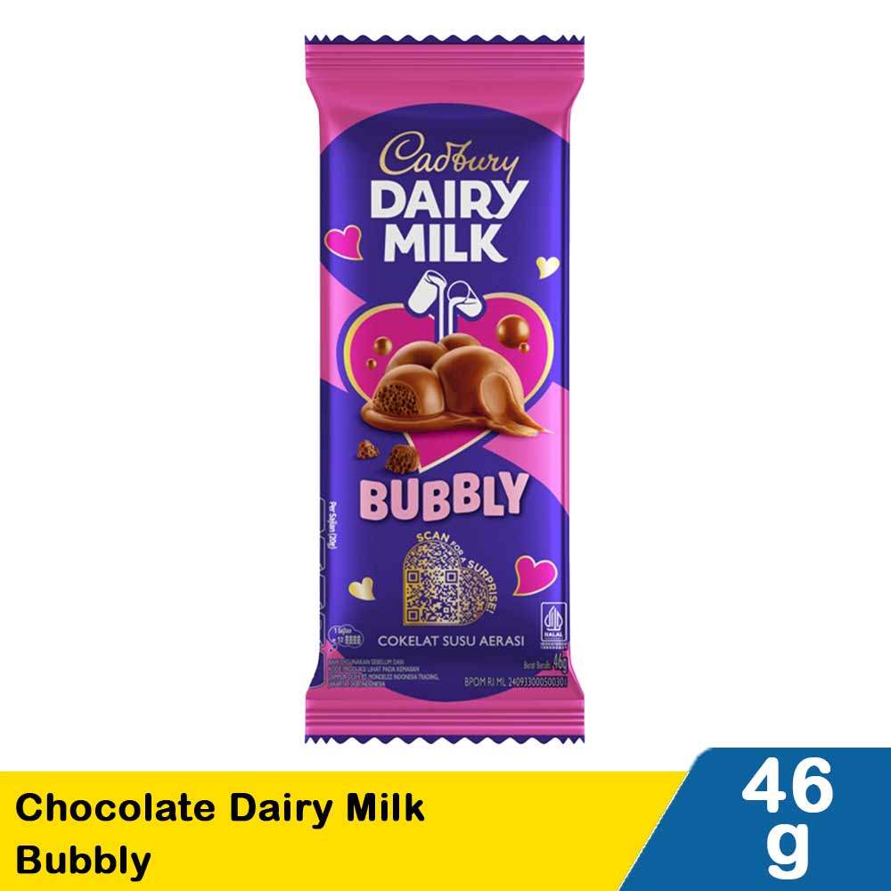 CADBURY CHOCOLATE DAIRY MILK BUBBLY 46g
