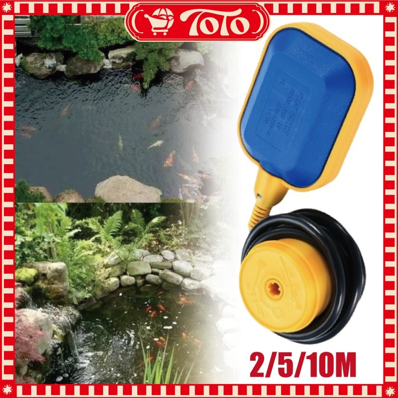 Float Switch Radar Otomatis Sensor Pelampung Kabel 2 / 5 / 10 METER Untuk Pompa Celup Tandon Air Spa