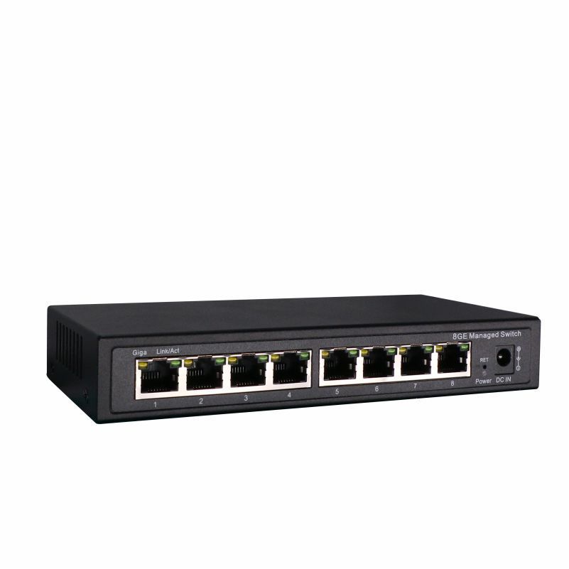 8 Port Gigabit Managed Switch  Managed Ethernet Switch with 8 port 101001000M VLAN