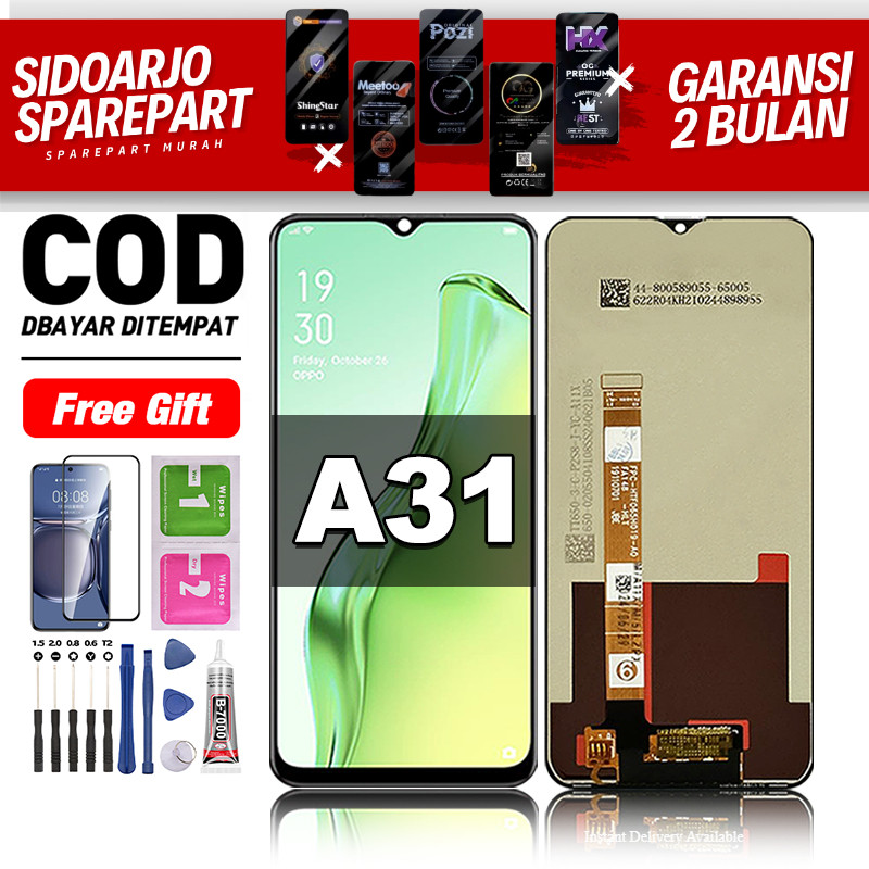 LCD For OPPO A31 Fullset hp layar Touchscreen lcd-oppo a31 Glass Touch Screen Digitizer COD -origina