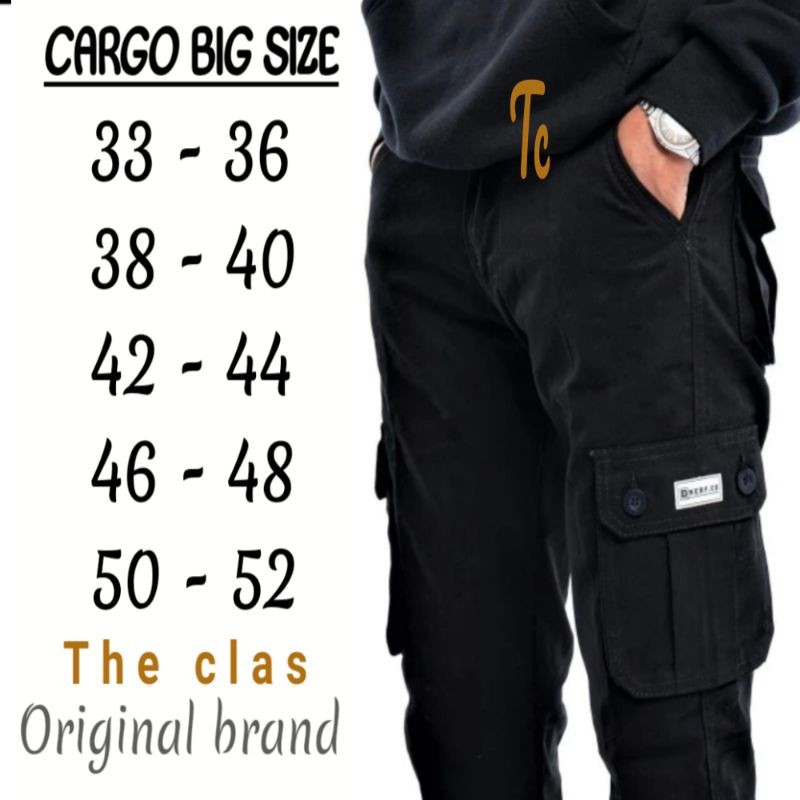 GADINGKU_  CARGO/PDL CELANA JUMBO BIG/SIZE 37 - 50 || CELANA PANJANG PRIA [COD]