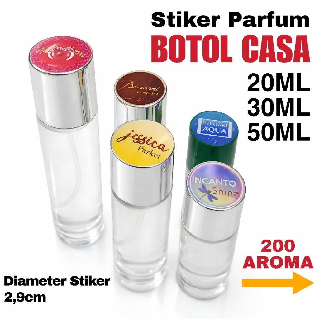 STIKER TUTUP Botpl PARFUM THAILAND/CASA 20/30/35 ML Part 1
