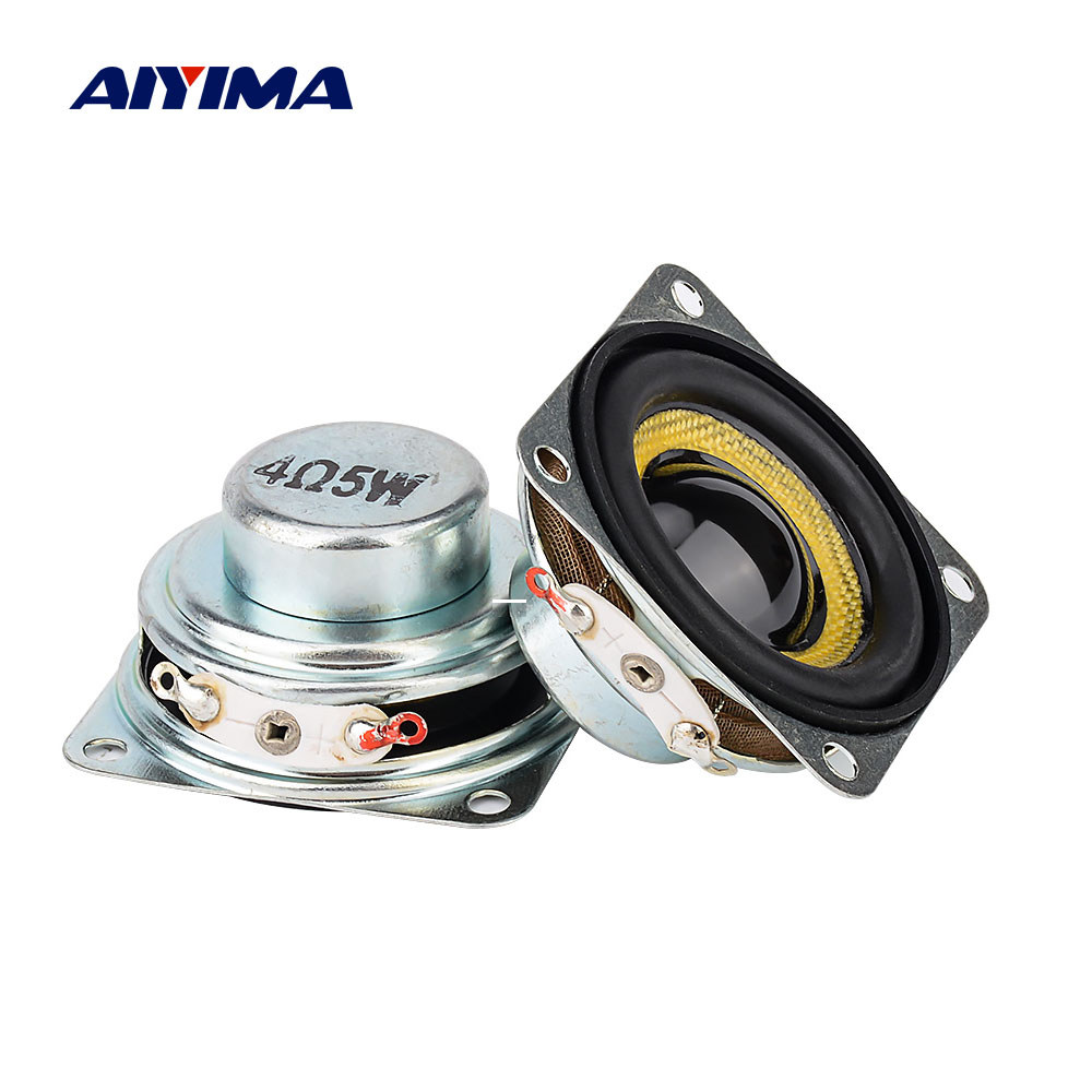 AIYIMA 1.5 Inch 4/8ohm 5W Mini Auo Portable Speaker 40mm Full Range Ultra-Thin Neodymium Loudpeakers
