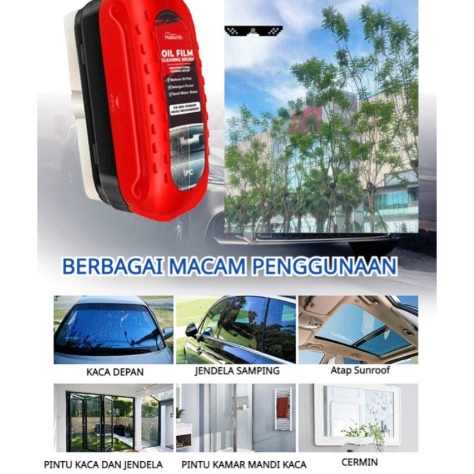 Penghilang Lapisan Oli Kaca Mobil Agen Anti Kabut Film Oli Kaca Mobil Pembersih Penghilang Kuat