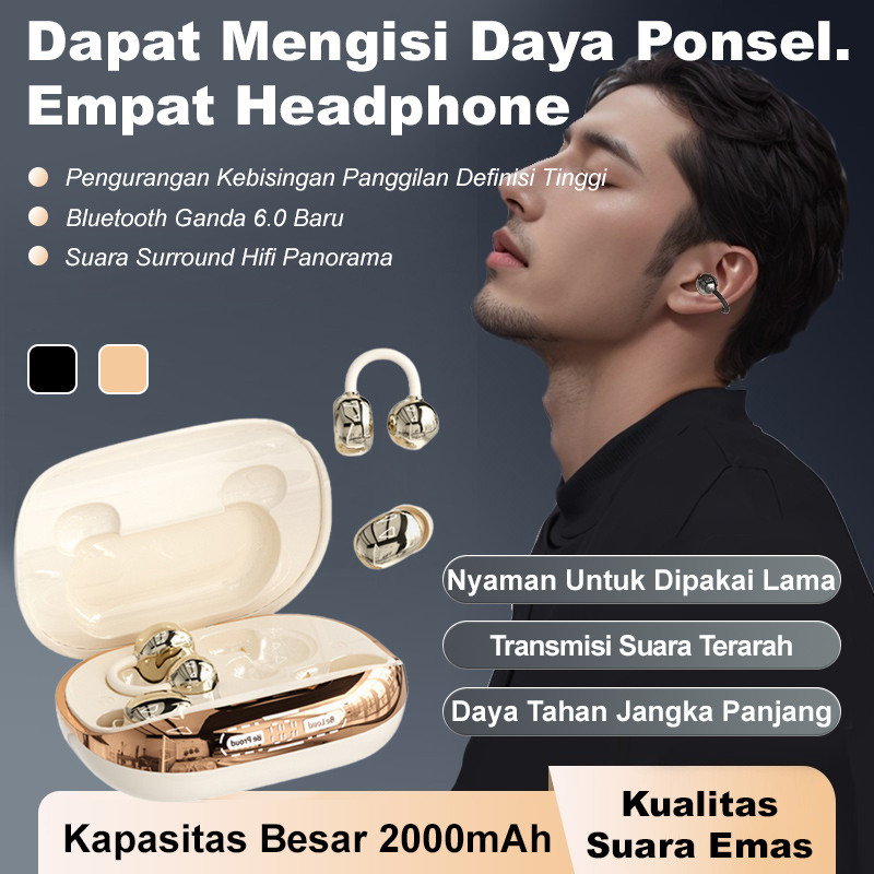 Bebas Gerakan 24 Jam/Jamur Air IPX5 JMY TWS Bluetooth 5.3 Earbuds Wireless Sport/Headset Nirkabel/Ba