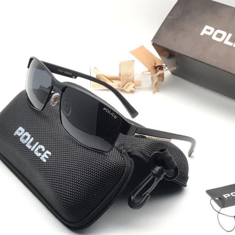[ COD ] Kacamata Hitam Gaya Fashion Pria Police p24 Lensa Original Polaris polarized anti uv400 Sung