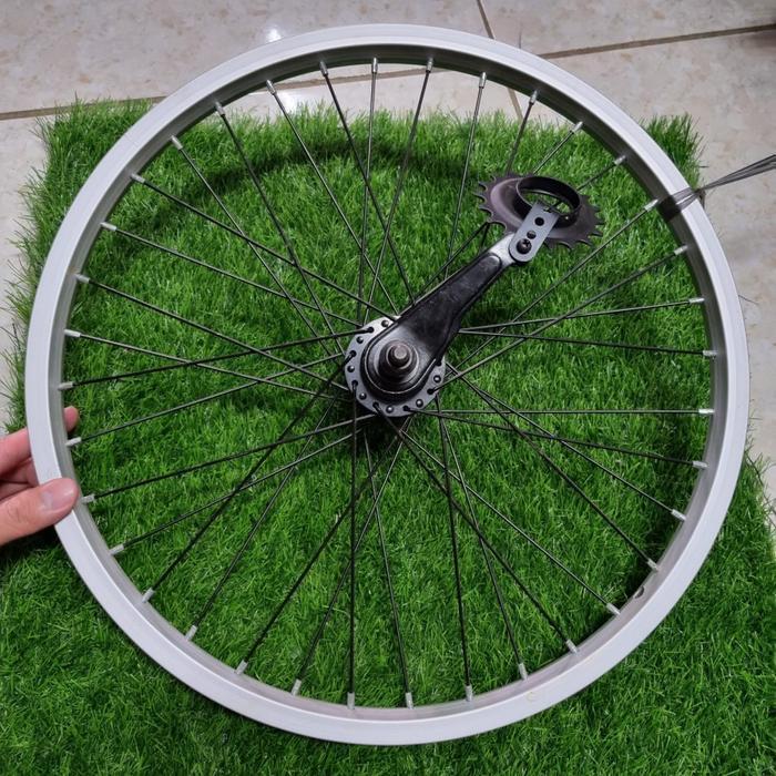 Velg sepeda 20 plus toedo lengkap - depan