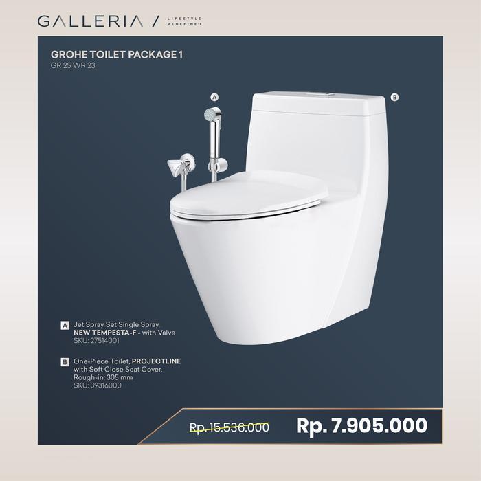 PROMO GASPOLL Grohe Projectline Package / Grohe Paket Kloset