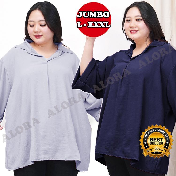 ATASAN WANITA JUMBO - BLOUSE WANITA JUMBO LD 120, 130, 140