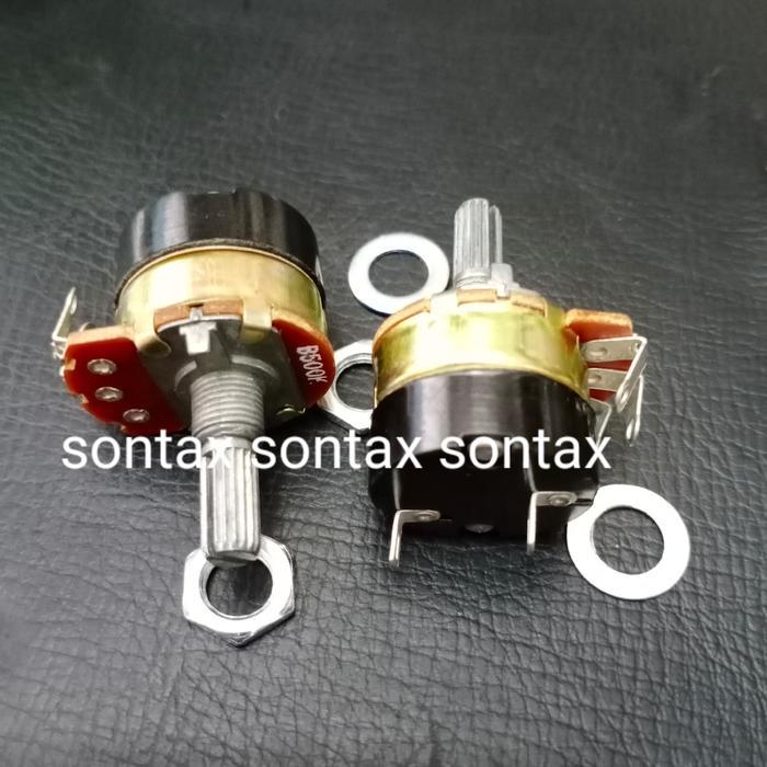 SCelectro pot potensio 500k b500k b 500 k switch saklar on off dimer dimmer 2w