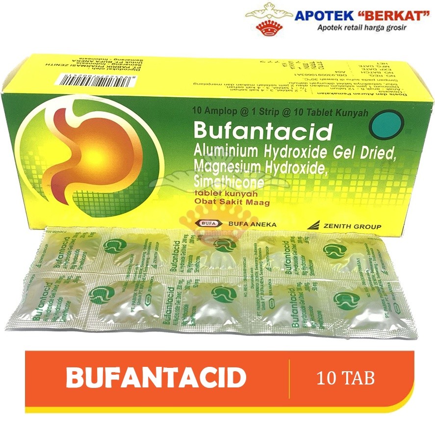 [OBAT MAAG TABLET] BUFANTACID TAB ISI 10 / OBAT MAAG
