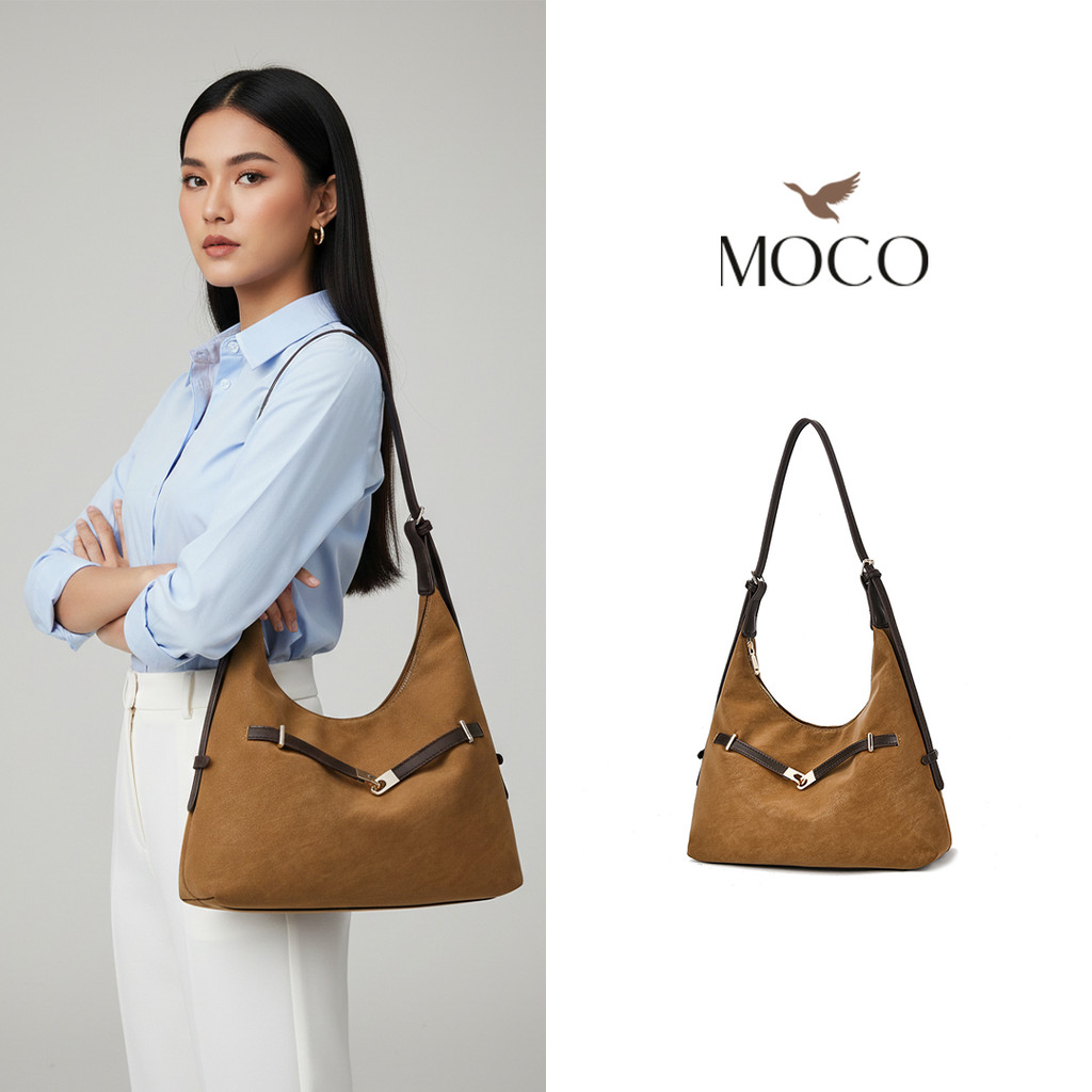 MOCO OFFICIAL - Arden Hobo Shoulder Bag Fashion Tas Selempang Wanita Hand Bag Woman Sling Bag Elegan