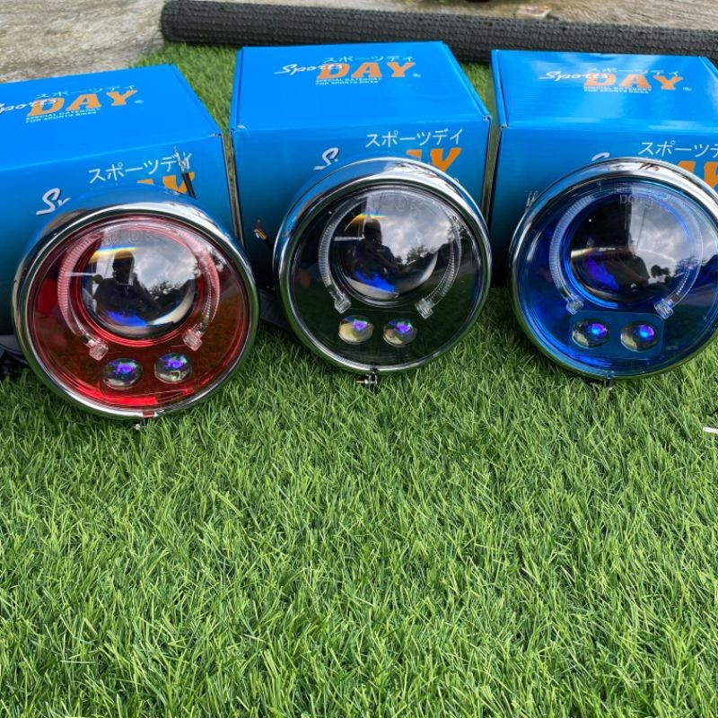 lampu bilet day set minilaser set batok cb125 crom lampu biled cb