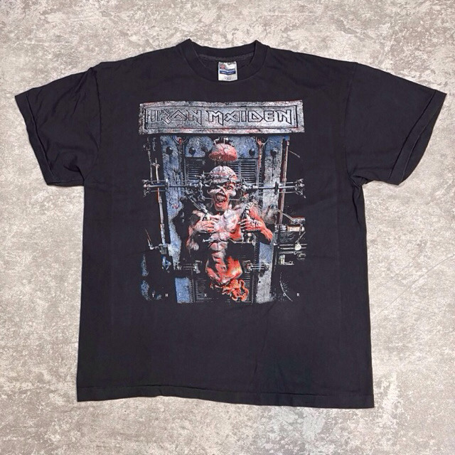 (COD) KAOS BAND FADED TAG HANES IRON MAIDEN