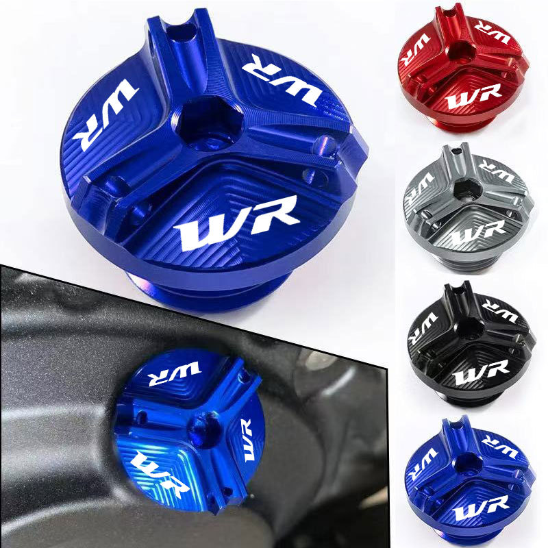 Motorcycle Engine Oil Filler Cap Oil Plug Cover For YAMAHA WR WR125X WR125R WR200 WR250 F WR250R WR2