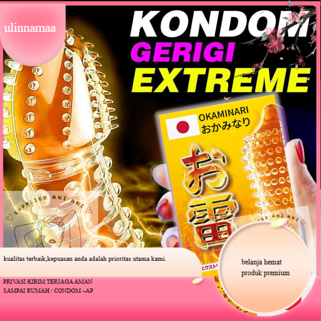 Ready promo grand opening kualitas terbaik~ap Condom Dotted Rubbed 001 - Kondom Gerigi dan Berduri -