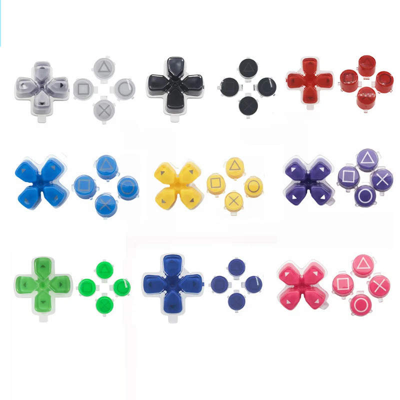 D-pad Move Action Cross Dpad Key ABXY Button Set Repair Part Replacement For Sony Dualsense 5 PS5 Co