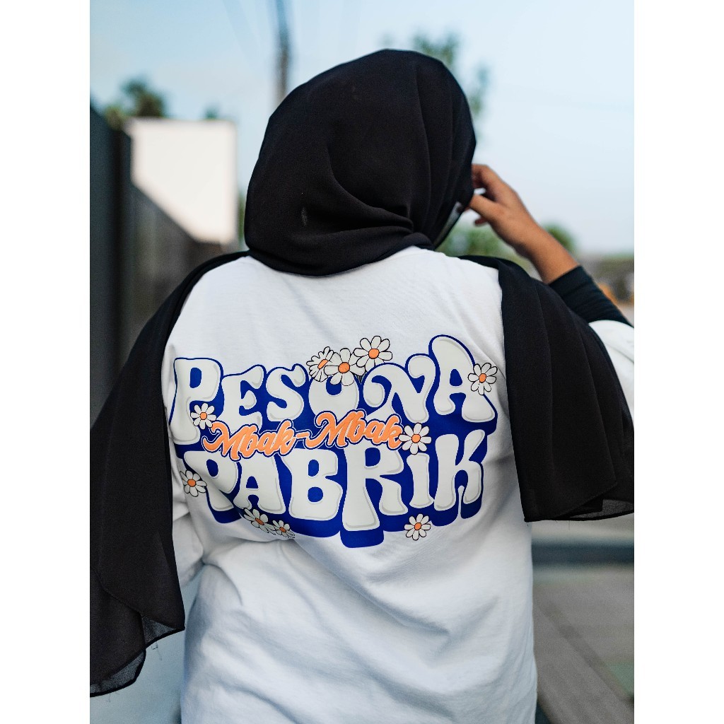 Kaos Pesona Mbak Mbak Pabrik Baju Distro Karyawan Pabrik Tshirt Wanita