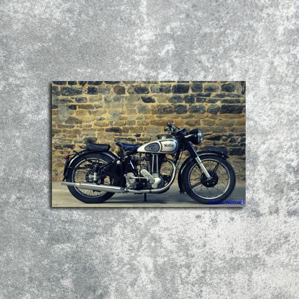 Poster Dinding Norton Motor Classic Big Salle 