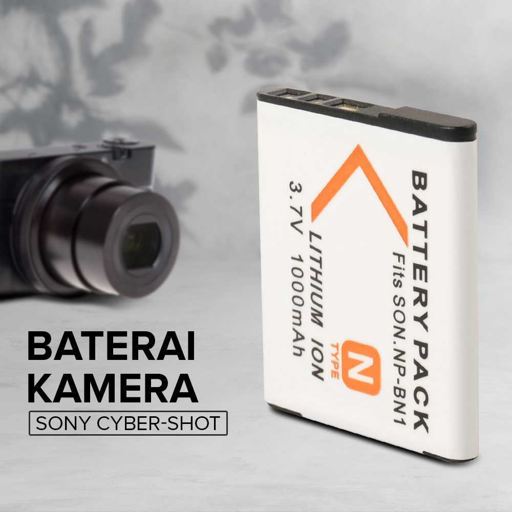 Baterai Kamera Sony Cyber-shot NP-BN1 DSC-J20 1000mAh (Replika 1:1)