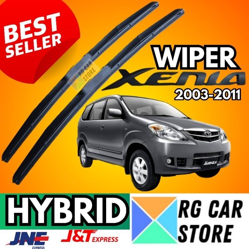 Wiper Kaca Mobil Daihatsu Xenia 2003-2011 Model Hybrid Merek TMC Original