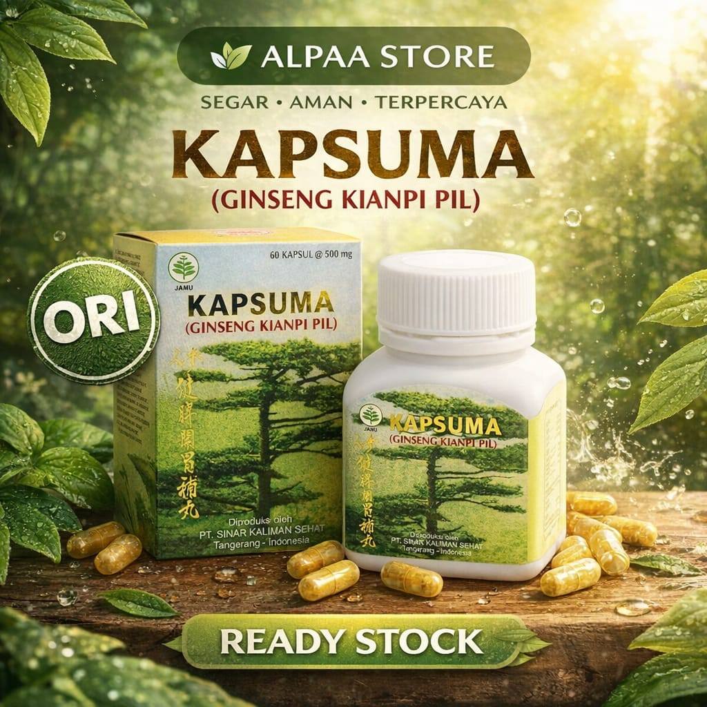 RAMADHAN BigSeller 100% ORI  Seven Leave Ginseng (Tienma Tuzhong Seven Leave Ginseng)