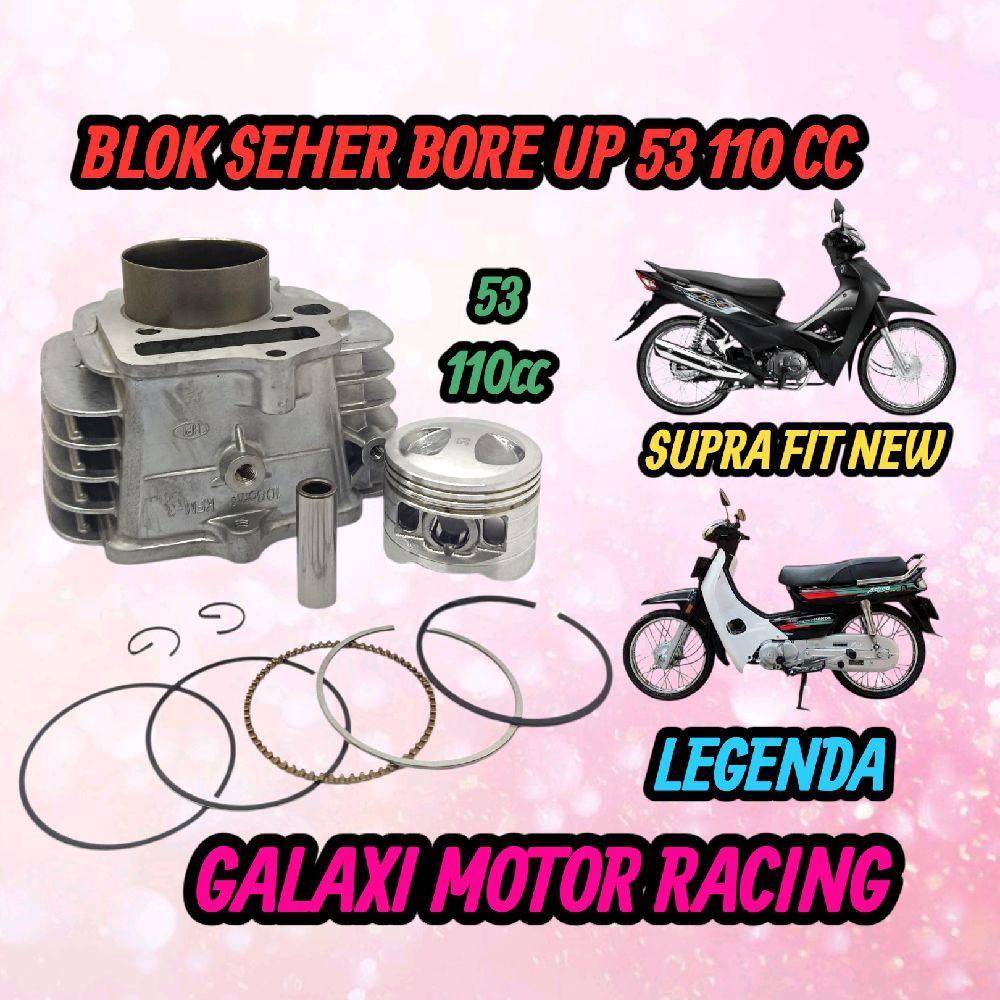 blok seher bore up 53 supra fit new legenda 110 cc