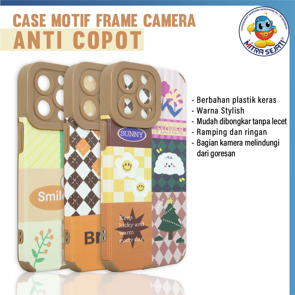 Mitra Sejati Case Motif Frame Kamera Anti Copot Casing Handphone Lucu All tipe SAM