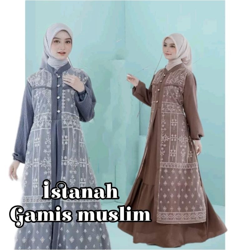 Gamis burkat Tile Elegan Crinkle airflow/Gamis Maxi dress motif Terbaru burkat Super mewah/Gamis wan