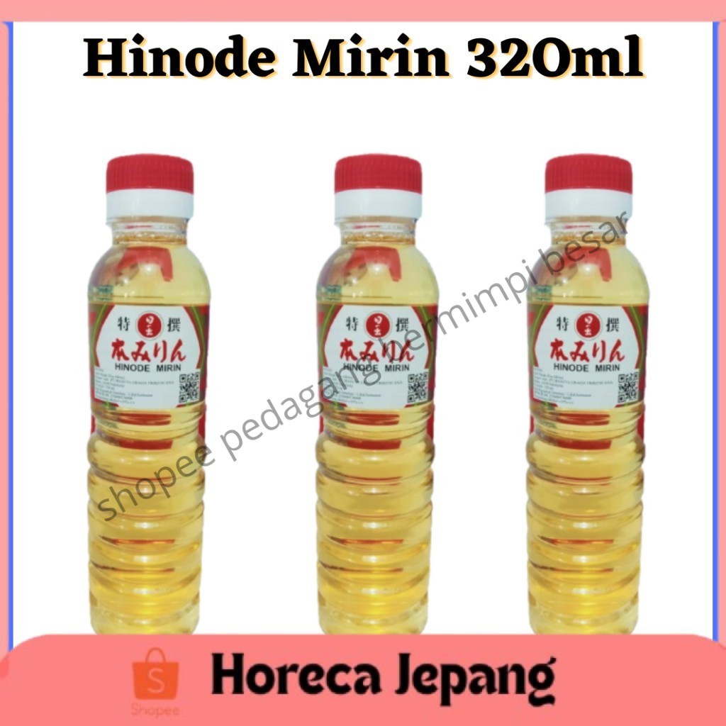 AFF Hinode Mirin 320ml/ Arak Masak Jepang/  arak masak/ Hinode Hon Mirin/ arak masak