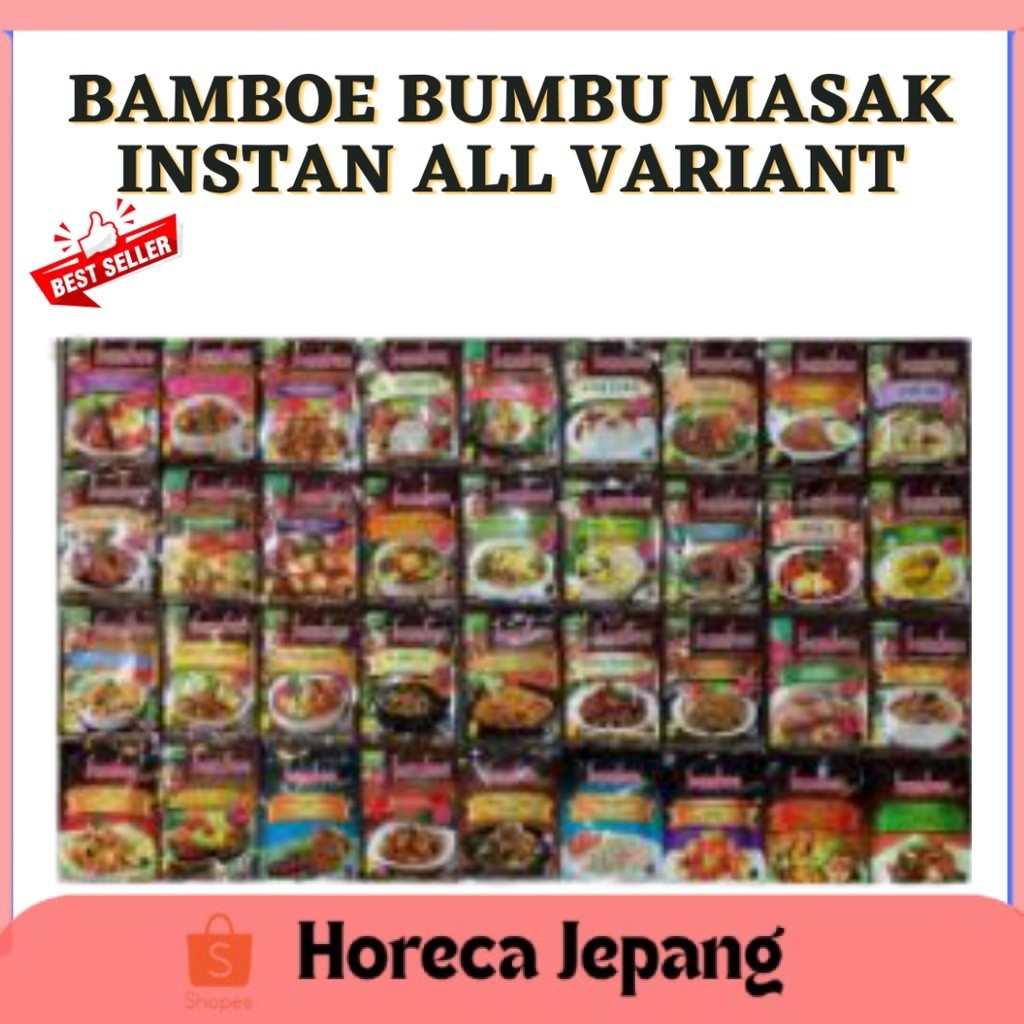 AFF Bamboe Bumbu Masak Instan/ Bumbu Masak Bamboe all Varian/ Bamboe Bumbu Racik/ Bamboe Bumbu Dapur