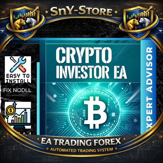 Robot Trading Expert Advisor  MT4 Crypto Investor EA v1.1 - NODLL