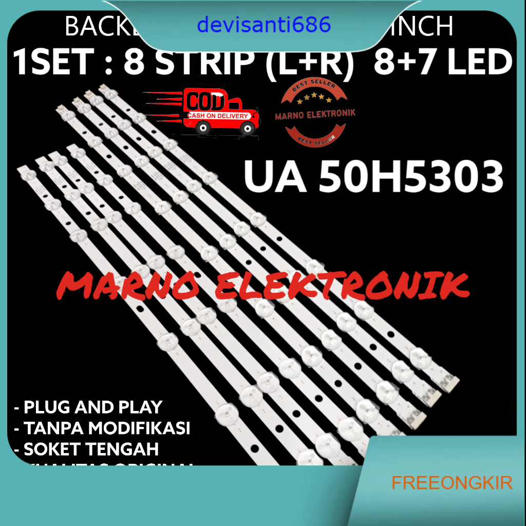 BACKLIGHT SAMSUNG 50 INCH UA 50H5303 UA50H5303 UA-50H5303 BL