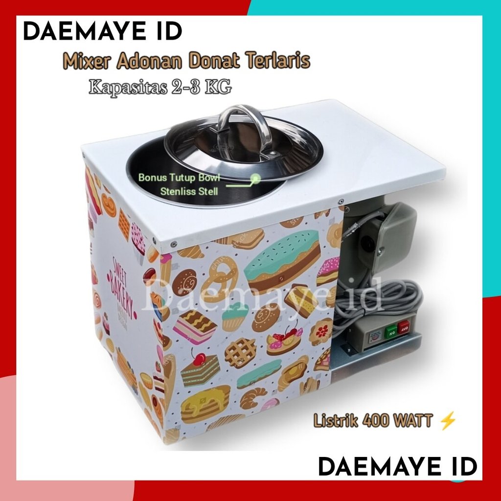 Mixer Donat dan Roti 2kg / Mixer Rakitan Donat / Mixer Adonan 2kg
