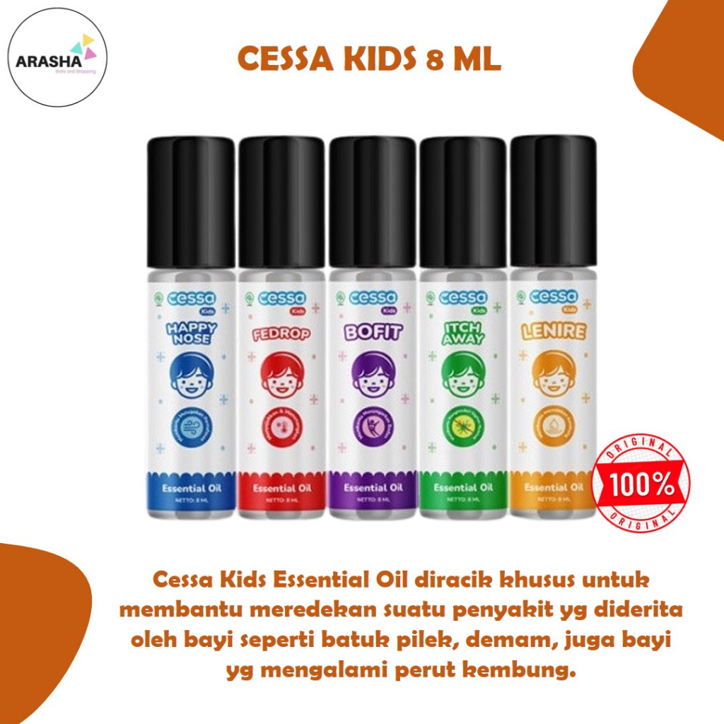 CESSA KIDS ESSENTIAL OIL 8 ML UNTUK USIA 2-8 TAHUN