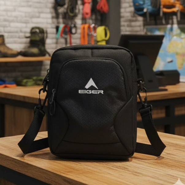 TAS Eiger1989 Crossroad Sv 1F Travel Pouch Tas Sling Bag Pria Wanita - GM54