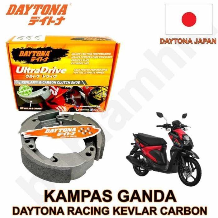 (Zacro Store) Kampas Ganda DAYTONA X Ride Xride Hi-Kevlar Carbon Racing Clutch Shoe