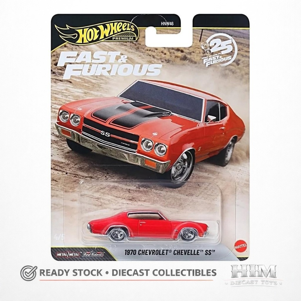 Hot Wheels Premium Fast & Furious 1970 Chevrolet Chevelle SS