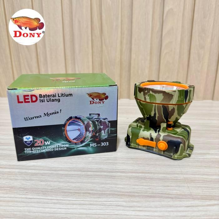 Senter Kepala Dony MS-303 WARNA MANIS - Putih