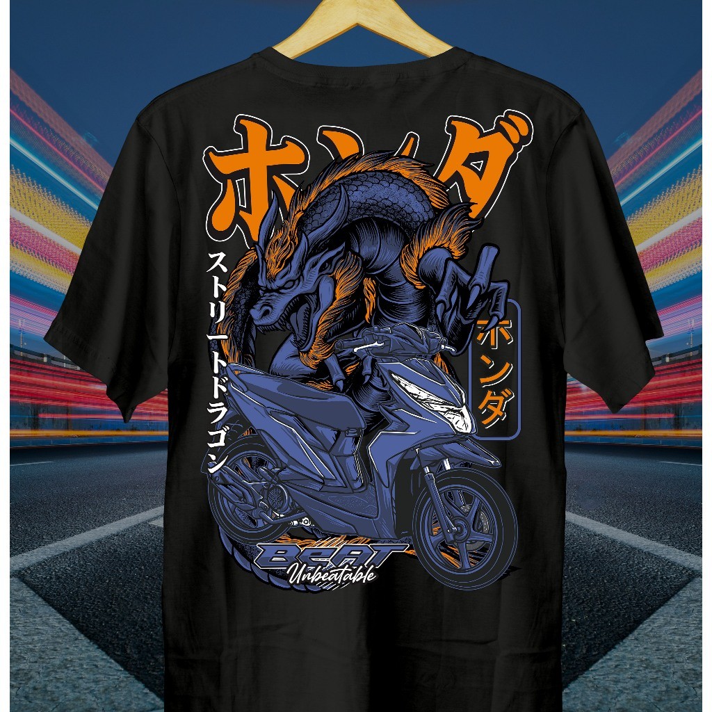 Kaos Motor Beat Dragon // Kaos Beat // Baju Beat // Beat