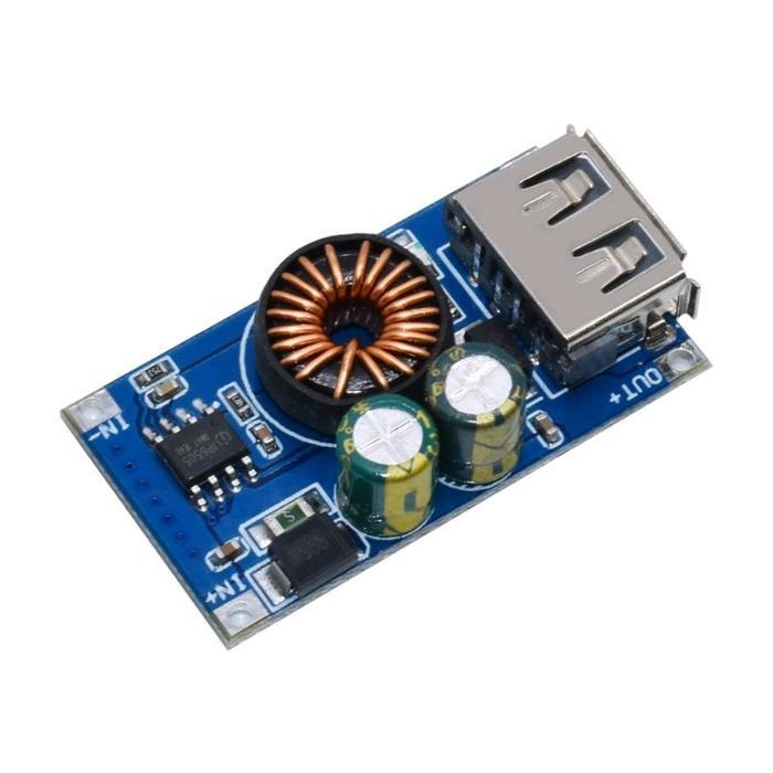 Modul Step Down Usb Dc 12v24v Ke 5v Qc3.0 Quick Charge Charger