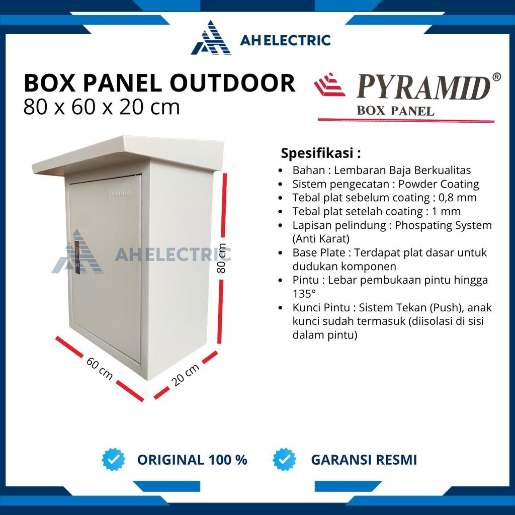 Pyramid Box Panel Outdoor 80x60x20 cm / 80 x 60 x 20 cm / 60x80x20 cm / 60 x 80 x 20 cm | Box Panel 