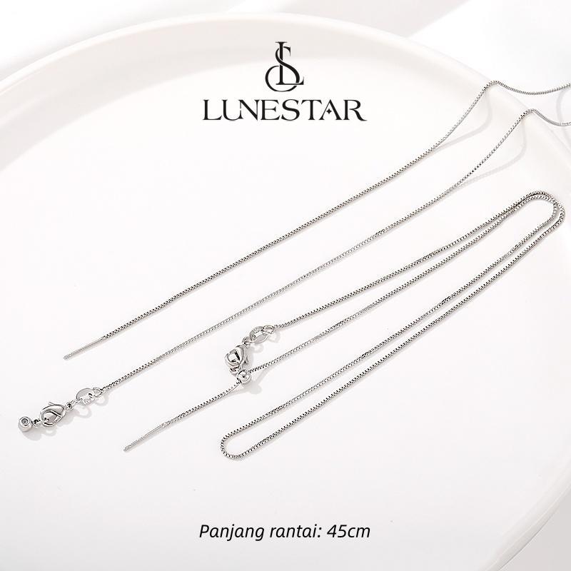 Lunestar Kalung Rantai Italia Kalung Logam Tipis