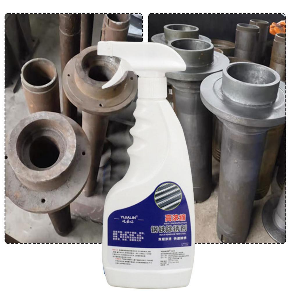 Heavy-Duty Metal Rust Remover Ultra-Concentrated Rust Remover Spray 500ml Powerful Metal Rust Remove